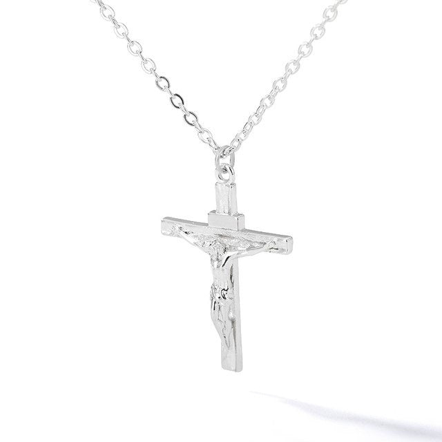 The Crucifix Pendant — 18K Gold Plated Necklace