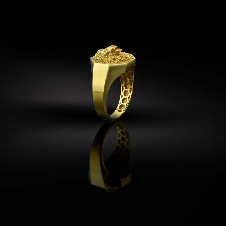 The Lion of Judah — 18K Gold Plated Ring