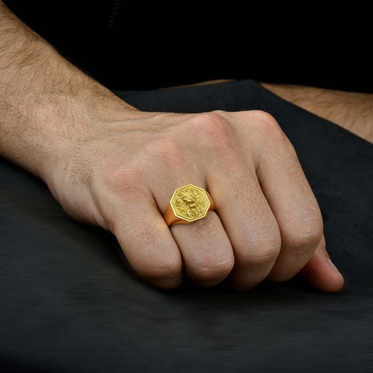 The Lion of Judah — 18K Gold Plated Ring